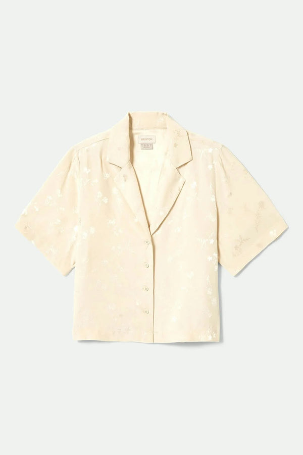 BRIXTON SILKY S/S JACQUARD BUTTON DOWN