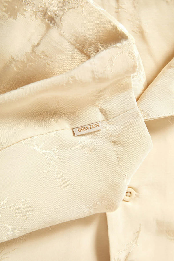 BRIXTON SILKY S/S JACQUARD BUTTON DOWN