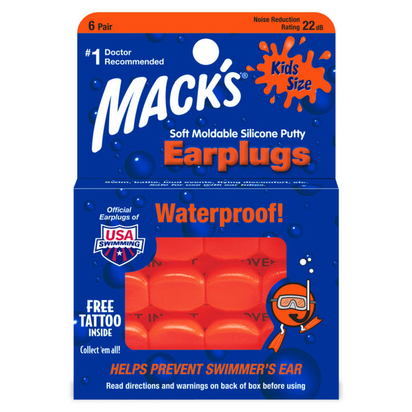 MACKS EARPLUGS SILICONE KIDS