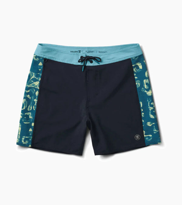 ROARK PASSAGE PANEL 17" BATIK DARK NAVY BOARDSHORT