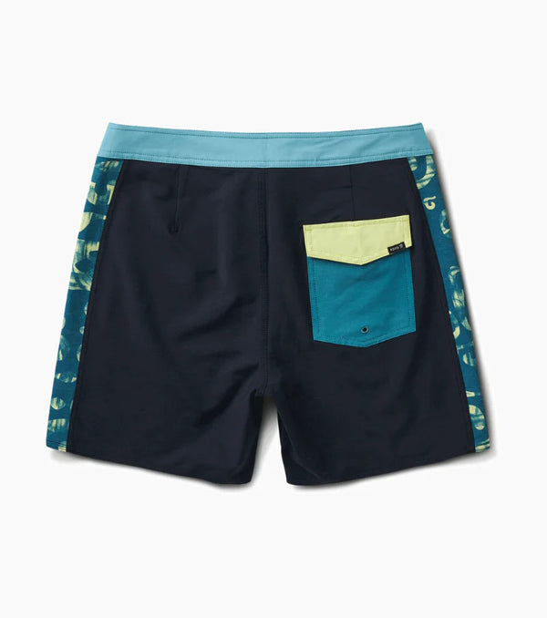 ROARK PASSAGE PANEL 17" BATIK DARK NAVY BOARDSHORT