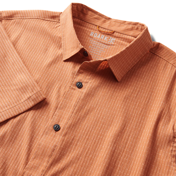 ROARK BLESS UP BREATHABLE STRETCH SHIRT RUST