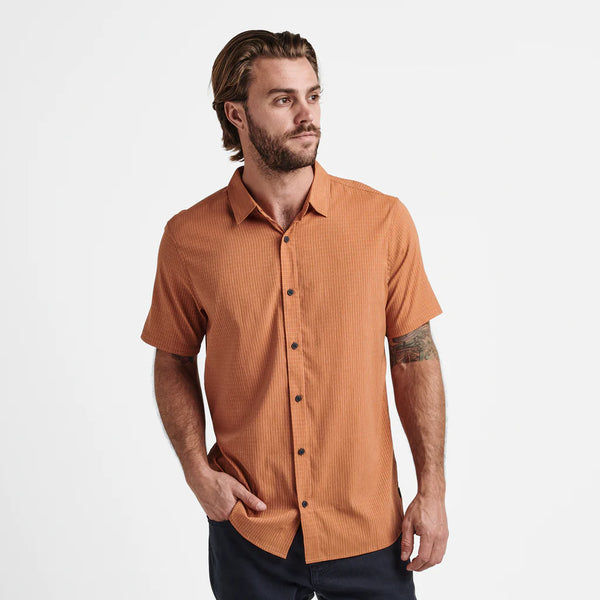 ROARK BLESS UP BREATHABLE STRETCH SHIRT RUST