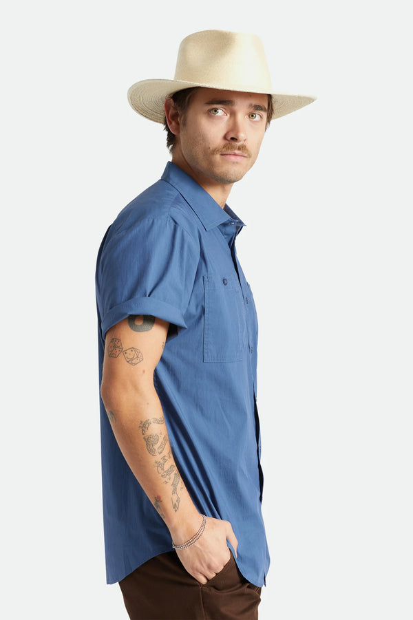 BRIXTON MARCOS FEDORA HAT NATURAL