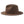 BRIXTON WESLEY FEDORA - DARK TAN