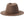 BRIXTON WESLEY FEDORA - DARK TAN